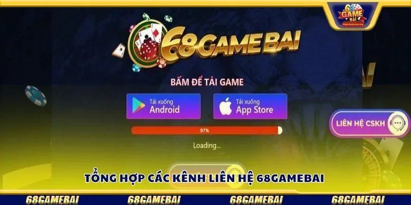 Tổng hợp các kênh liên hệ 68gamebai